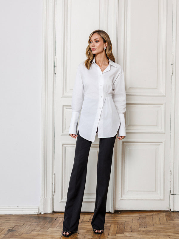 Liorisse Asymmetric Cotton Shirt