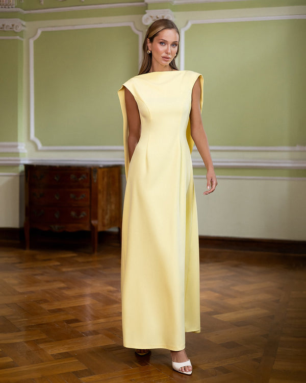 Athena Cape Gown