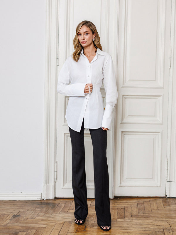 Liorisse Asymmetric Cotton Shirt
