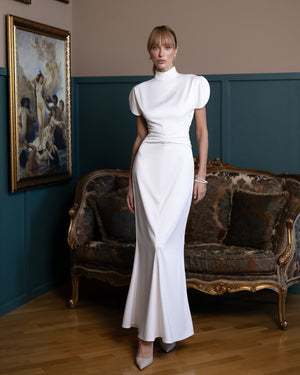 Elysia Bridal High-Neck Gown