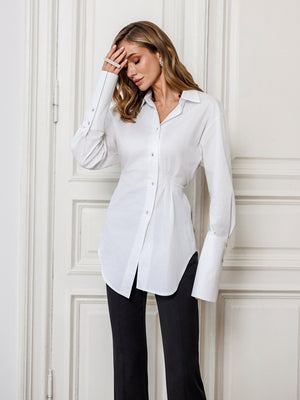 Liorisse Asymmetric Cotton Shirt
