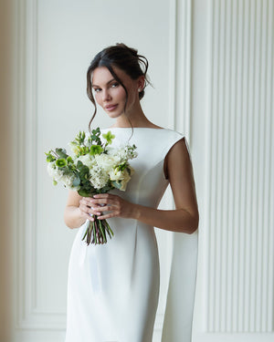 Athena Bridal Cape Gown