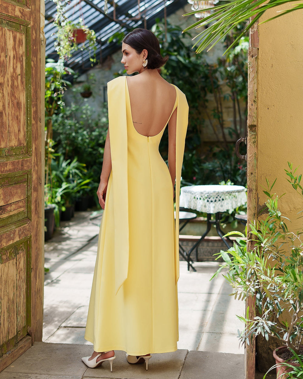 Athena Cape Gown