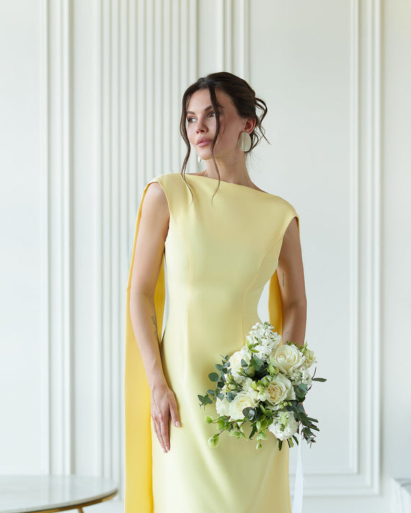 Athena Cape Gown