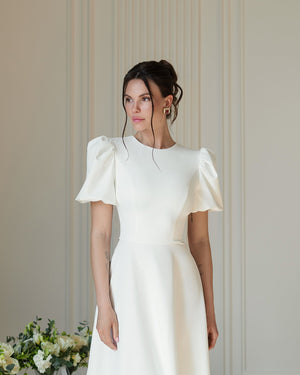 Elena Bridal Midi Dress