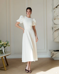 Elena Bridal Midi Dress