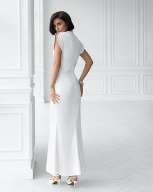 Elysia High-Neck Gown