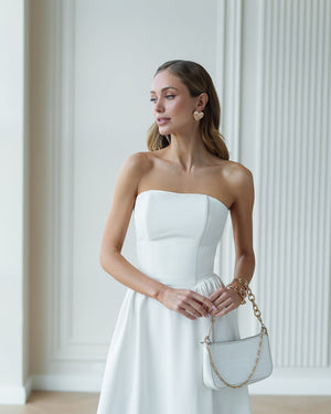Lucia Bridal Midi Dress