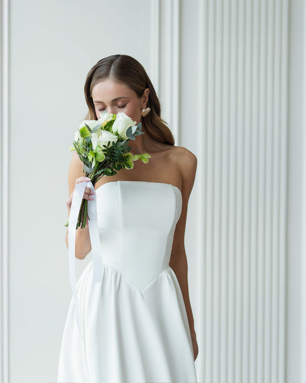 Lucia Bridal Midi Dress
