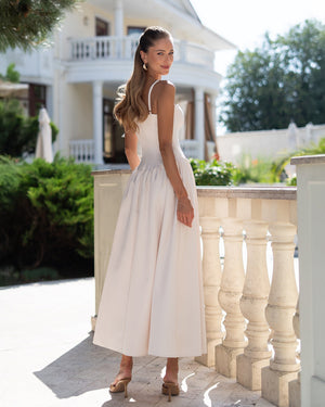Odette Bridal Midi Dress