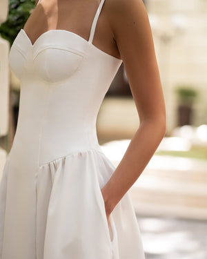 Odette Bridal Midi Dress