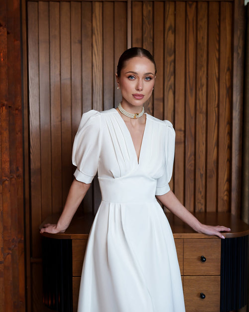 Valencia Bridal Midi Dress